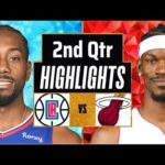 LA Clippers vs Miami Heat Full Highlights 2nd QTR | Feb 4 | 2024 NBA Regular Season