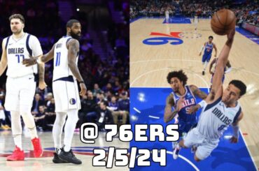 Dallas Mavericks Team Highlights vs the 76ers (02.05.2024)