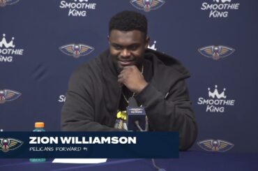 Zion Williamson on Brandon Ingram's night, road trip test | Pelicans vs. Raptors Postgame 2/5/24