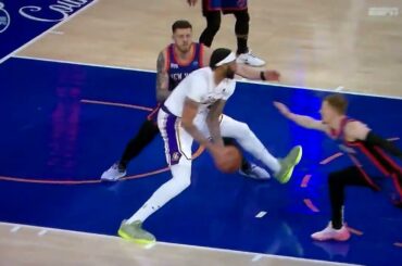 Technical foul on Los Angeles Lakers' Anthony Davis vs. New York Knicks