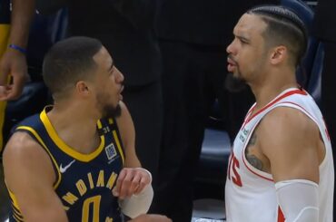 Tyrese Haliburton talks so much trash to Dillon Brooks after dagger vs Rockets