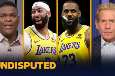Lakers win, AD post triple-double & LeBron downplays upcoming trade deadline | NBA | UNDISPUTED
