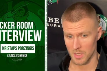 Kristaps Porzingis on Celtics Trading For Xavier Tillman | Postgame Interview