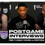 Domantas Sabonis, De’Aaron Fox & Coach Brown | Postgame Pressers 2.7.24