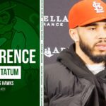 Jayson Tatum REACTS to Celtics Trading Lamar Stevens for Xavier Tillman | Postgame Interview