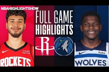 Minnesota Timberwolves vs Houston Rockets Full Game Highlights | Feb 4 | 2024 NBA Season