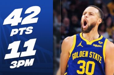 Steph Curry Posts 3-PT SEASON-HIGH - 11 THREES 🔥 | February 8, 2024