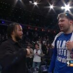 Luka Doncic & Jalen Brunson catch up after Mavs-Knicks | NBA on ESPN