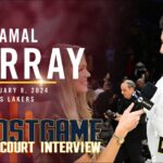Jamal Murray Full Post Game On Court Interview vs. Lakers 🎙