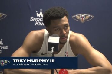 Trey Murphy III talks Herb Jones, Win | Pelicans-Clippers Postgame 2/7/24
