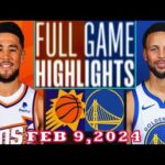 Golden State Warriors vs Phoenix Suns FULLGAME Qtr Feb 09, 2024 Highlights | NBA Season