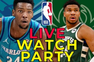 🔴 Charlotte Hornets at Milwaukee Bucks Live Stream Watch Party