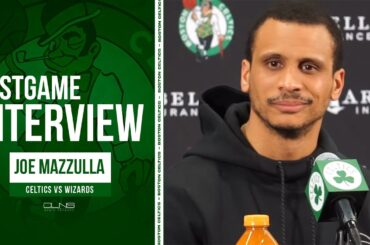 Joe Mazzulla Told Celtics 'Inappropriate' Joke at Halftime | Postgame Interview