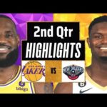 Los Angeles Lakers vs New Orleans Pelicans Full Highlights 2nd QTR | Feb 9 | 2024 NBA Regular Season
