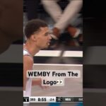 Victor Wembanyama Knocks Down The 3 From Way Downtown! 👀👌| #Shorts