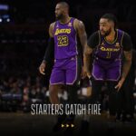 Every Lakers Starter Scores 20+ Points for First Time Since 1984