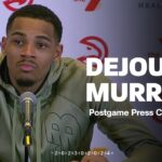 Atlanta Hawks vs. Rockets Press Conference: Dejounte Murray
