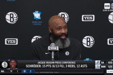 Jacque Vaughn on Dennis Schröder, huge Nets win
