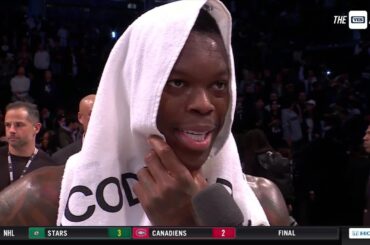 Dennis Schröder on his Nets debut