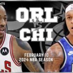 Chicago Bulls vs Orlando Magic Full Game Highlights | Feb 10 | 2024 NBA Season