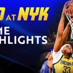 Indiana Pacers Highlights at New York Knicks | February 10, 2024