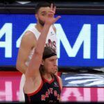 Kelly Olynyk Salutes the Raptors Crowd for Standing Ovation