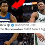 NBA FANS REACT TO MINNESOTA TIMBERWOLVES BEATING MILWAUKEE BUCKS | TIMBERWOLVES VS BUCKS REACTIONS