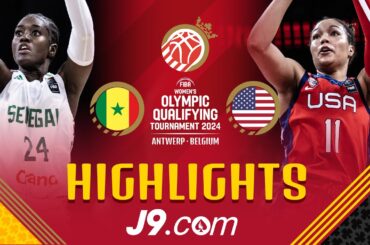 USA account for Senegal to end #FIBAOQT campaign 3-0 | J9 Highlights | FIBA Women's OQT 2024