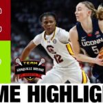#1 South Carolina vs #11 UConn Highlights | NCAA Women's Basketball | 2024 College Basketball