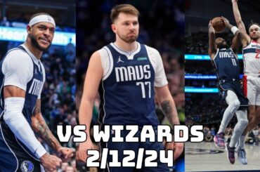 Dallas Mavericks Team Highlights vs the Wizards (02.12.2024)