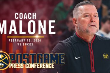 Coach Malone Full Post Game Press Conference vs. Bucks 🎙