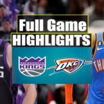 Oklahoma City Thunder vs Sacramento Kings FULL GAME Feb 11, 2024 Highlights | NBA Season