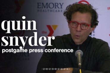 Hawks vs. Bulls Postgame Press Conference: Quin Snyder