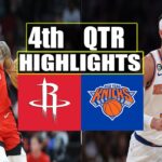 Houston Rockets vs New York Knicks 4th Qtr Feb 12, 2024 Highlights | NBA Season