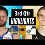 Golden State Warriors vs Utah Jazz 3rd QTR - PART 2 Highlights | Feb 12 | 2024 NBA Regular Season
