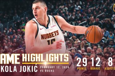 Nikola Jokić Full Game Highlights vs. Bucks 🎥