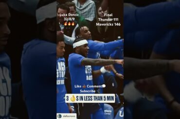 #LukaDoncic 3 For 3 🏀 #NBA #Dallas #Mavericks #TySlatter #GTASports