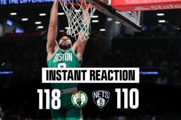 INSTANT REACTION: Jayson Tatum puts on a show in Brooklyn with 31 first-half points