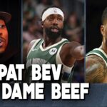 Jeff Teague REACTS to Patrick Beverley & Damian Lillard dealing with past BEEF after Bucks trade
