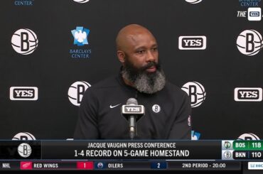 Jacque Vaughn on the Nets' fourth quarter rally against the Celtics