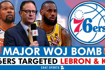 🚨MAJOR WOJ BOMB: 76ers Rumors On TARGETING LeBron James & Kevin Durant; Sign LeBron in Free Agency?