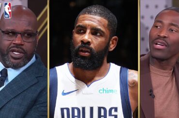 Shaq & TNT crew reacts to Kyrie Irving 36-pt Game in his Return to Brooklyn