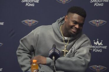 Zion Williamson on being available this season | Pelicans Postgame 2/14/24