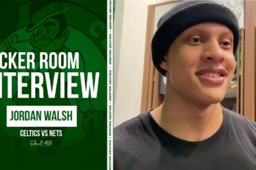 Jordan Walsh REACTS to First Real Celtics Minutes | 1-on-1 interview