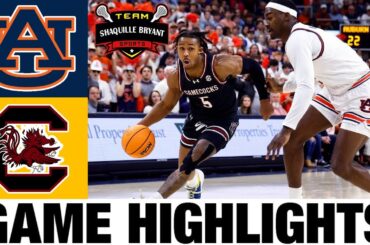 #13 Auburn vs #11 South Carolina Highlights | NCAA Men's Basketball | 2024 College Basketball