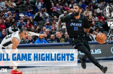 Kyrie Irving (34 points) Highlights vs. San Antonio Spurs | 2/14/24