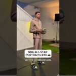 Go behind the scenes of the 2024 NBA All-Star portrait shoot 📸 | #Shorts