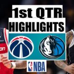 Dallas Mavericks vs Washington Wizards 1st Qtr Feb 12, 2024 Highlights | NBA Season