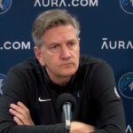 Chris Finch addresses media after blowout win over Trail Blazers