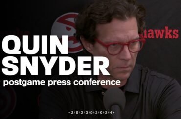 Hawks vs. Hornets Postgame Press Conference: Quin Snyder